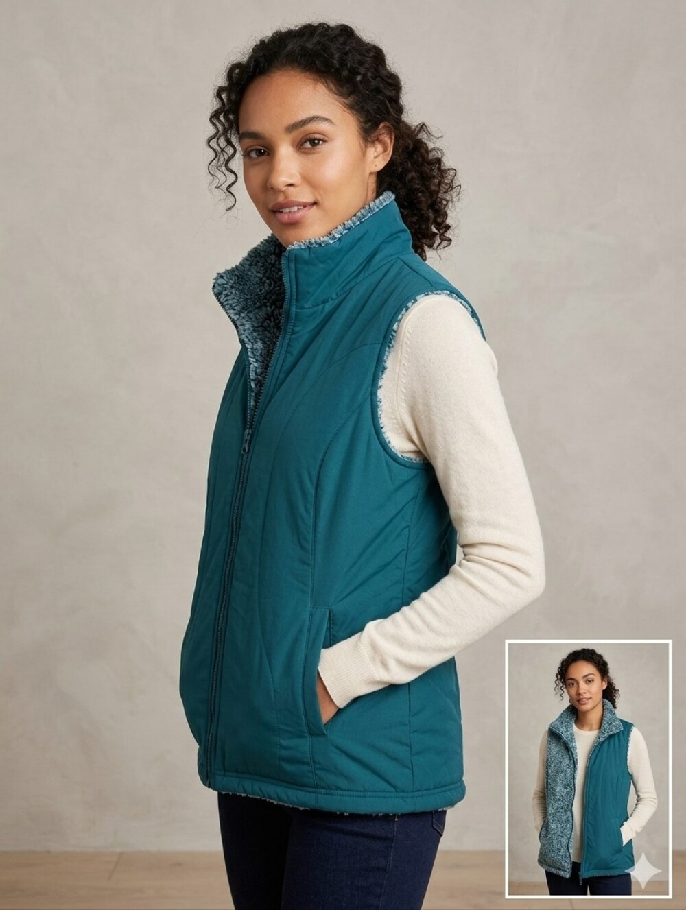 LEE RIDER VEST SIZE MEDIUM